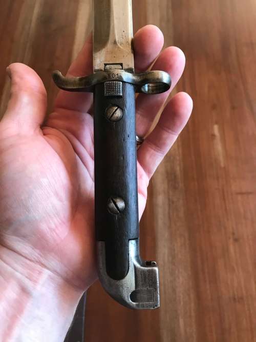 Swedish Model 1914 Mauser Bayonet with rare leather frog