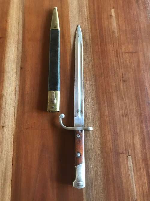 Brazilian 1908 Mauser Bayonet