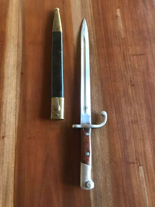 Brazilian 1908 Mauser Bayonet