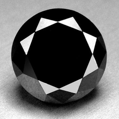 0.02ct Natural Black Diamond * Round Cut * Discounts on multiple items