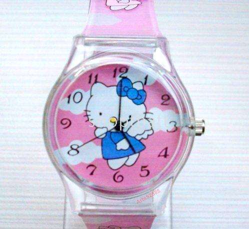 New Design - Pink Hello Kitty Kids/girls WATERPROOF Wrist Watch