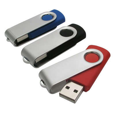 1GB Flash Drive USB 2.0 Swivel Memory Stick - BULK WHOLESALE LOT - FREE SHIPPING!