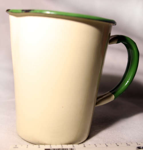 Vintage Enamel Measuring Jug
