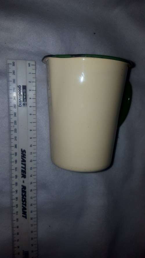 Vintage Enamel Measuring Jug