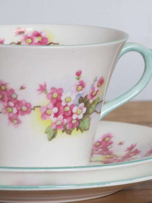 FINE BONE CHINA SHELLEY BLOSSOM TEA SET