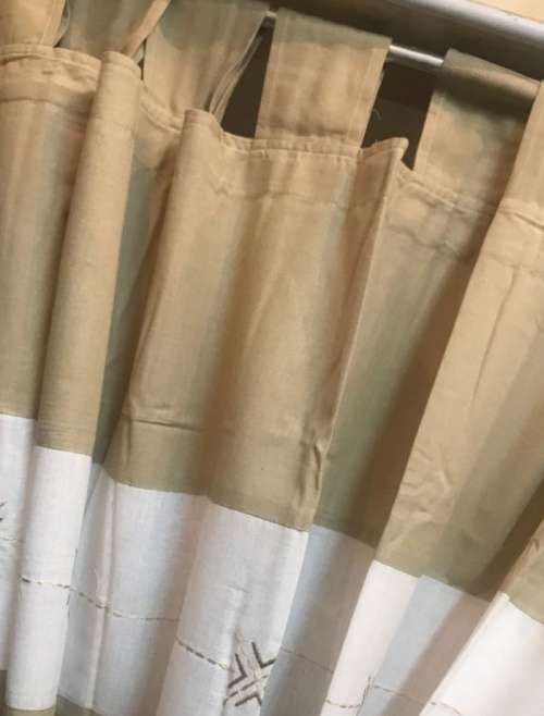 Tab top unlined Curtain(150 * 230)