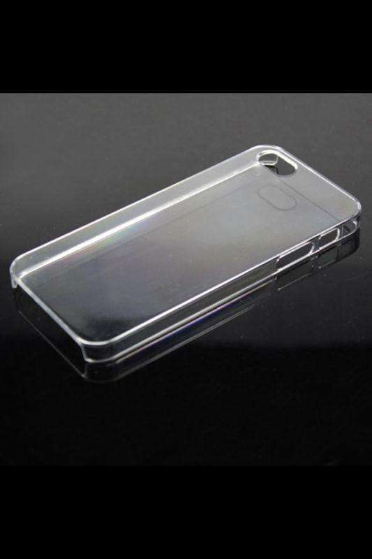 Crystal clear see-through hard back Iphone 5/5s cover case