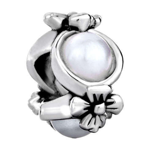 Silver plated genuine Pugster charms for European bracelets (Pandora, Troll etc.)