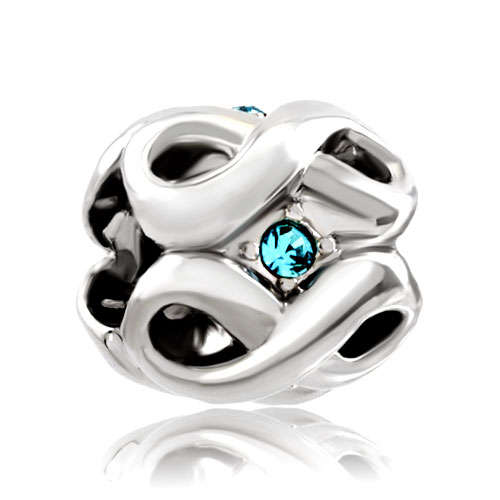 Silver plated genuine Pugster charms for European bracelets (Pandora, Troll etc.)