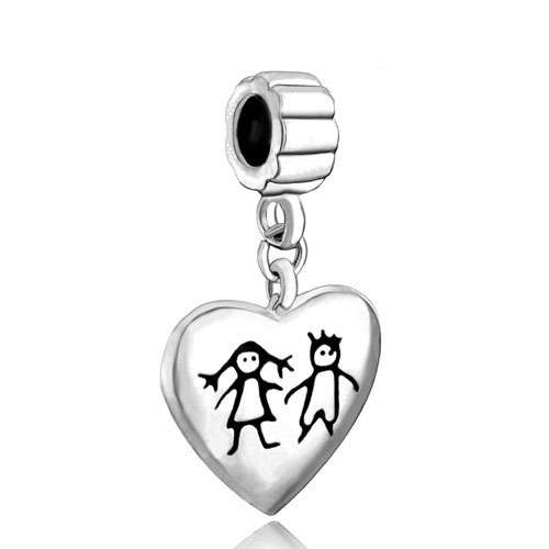 Silver plated genuine Pugster charms for European bracelets (Pandora, Troll etc.)