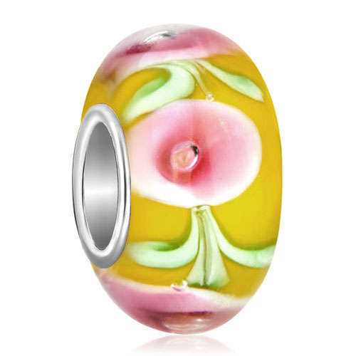 Silver plated genuine Pugster charms for European bracelets (Pandora, Troll etc.)