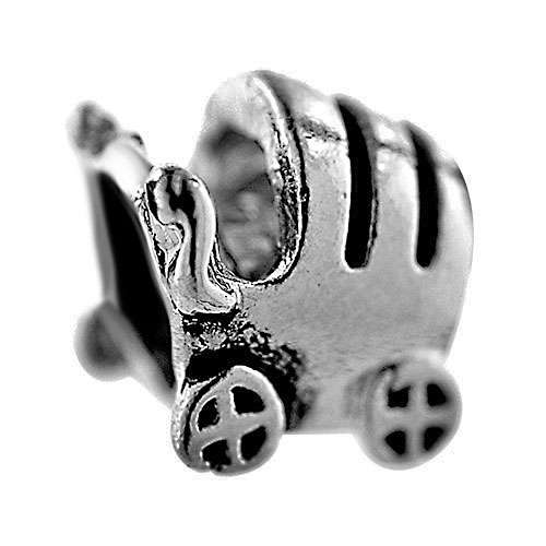 Silver plated genuine Pugster charms for European bracelets (Pandora, Troll etc.)