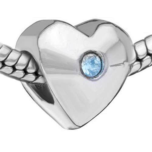 Silver plated genuine Pugster charms for European bracelets (Pandora, Troll etc.)