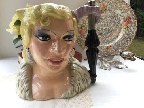 Large "Mae West" an all time best actress Royal DOULTON Character Jug - A Collectors piece