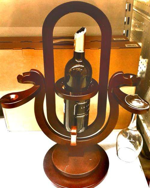 Classic Wooden Wine Stand