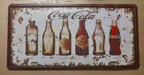 Vintage / Retro Number Plate (Coca-Cola)