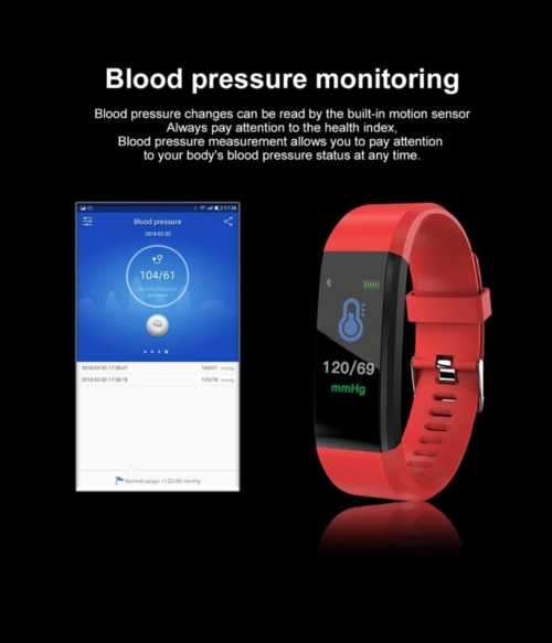 M5 Smart Watch Color Screen Sport Fitness Bracelet Heart Rate Monitor Wristband For iPhone Android