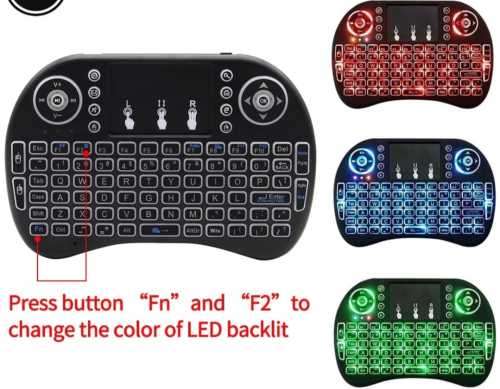 SMART TV WIRELESS KEYBORD(mini) WITH TOUCH PAD (smart tv,tv box,xbox,laptop)