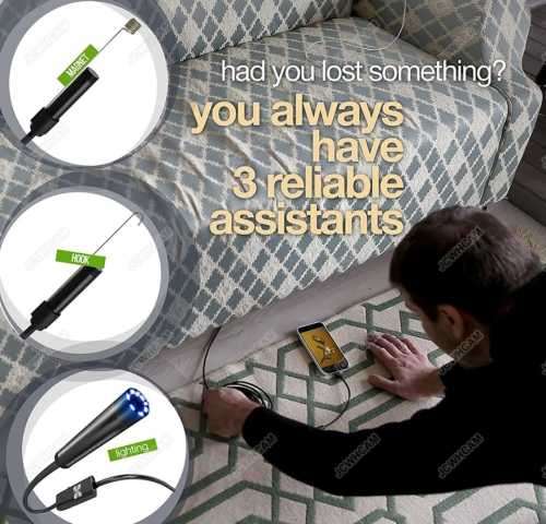 SPYCAM (Smartphone mini endoscope camera)10m camera(usb/micro usb)