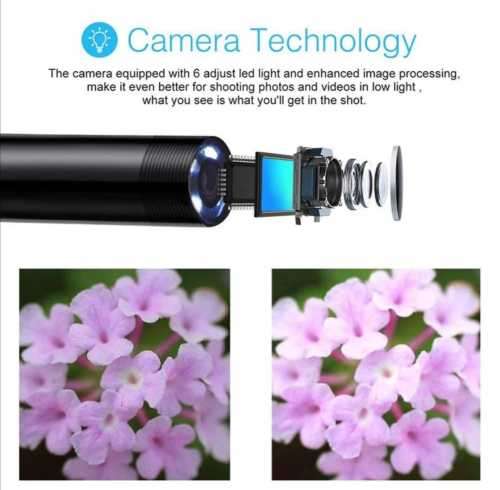SPYCAM (Smartphone mini endoscope camera)10m camera(usb/micro usb)
