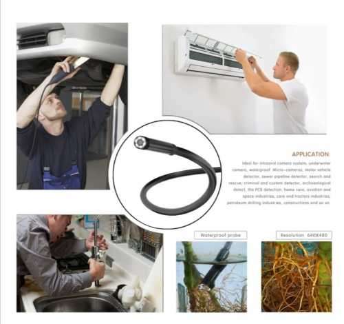 SPYCAM (Smartphone mini endoscope camera)10m camera(usb/micro usb)