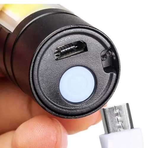 Mini Led Flashlight Built in Battery XP-G Q5 Zoom Focus Torch Lamp 2000 Lumen Adjustable Penlight