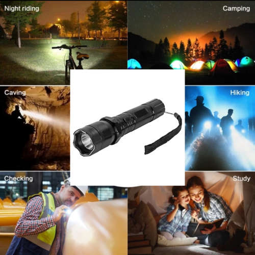 Tactical Self Defense Flashlight Concealed Stun Gun