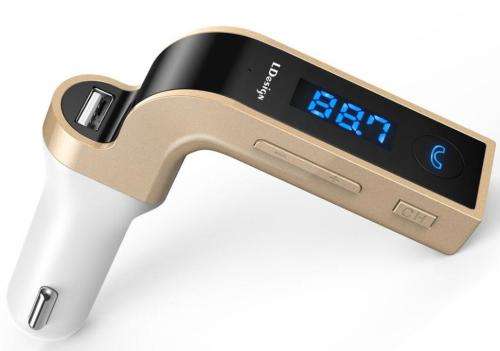 Car Bluetooth Player Wireless Handsfree Receiver Modulator +USB Car Charger 3.1A Car Kit FM