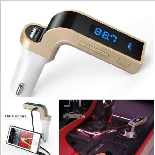 Car Bluetooth Player Wireless Handsfree Receiver Modulator +USB Car Charger 3.1A Car Kit FM