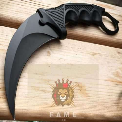Black Karambit Knife (stainless steel)