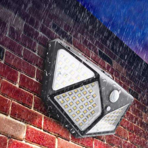 Powerful 100 LED Outdoor Sensor Light , 3 Mode Settings