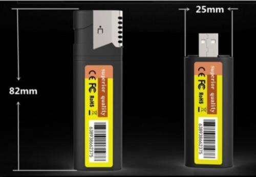 1080P HD Hidden Camera , Rechargeable Lighter Spy Camera