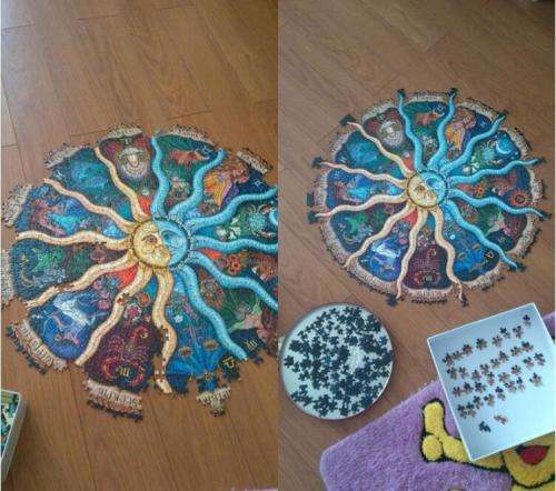 Zodiac Horoscope Jigsaw 500 Pieces Puzzle