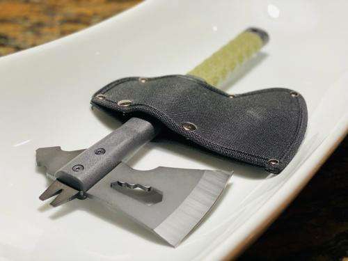 Survival Hatchet With Rubber Grip
