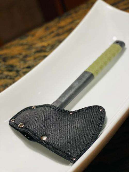 Survival Hatchet With Rubber Grip