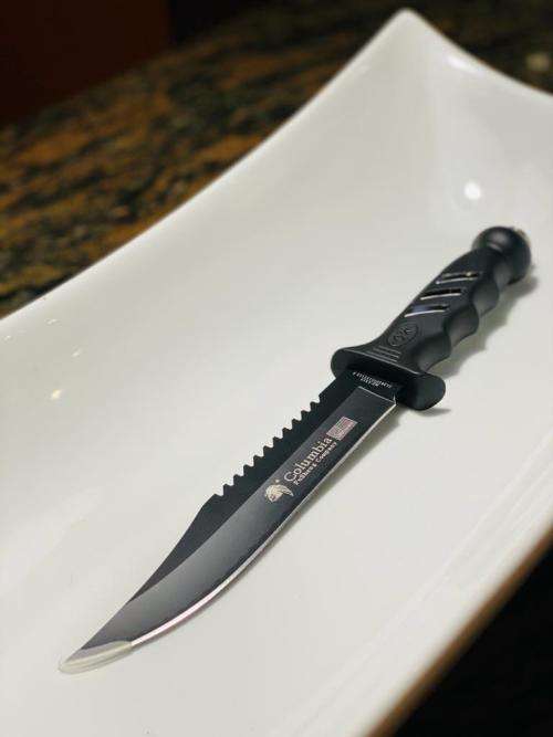 Hunting Knife (black carbon )