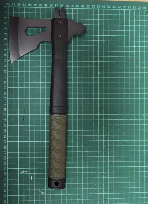 Survival Hatchet With Rubber Grip