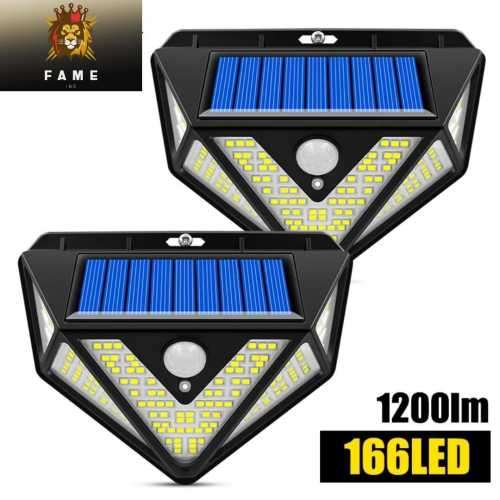 NEW 166 LED Outdoor Sensor Light , 3 Mode Settings