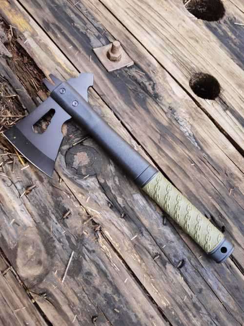Survival Hatchet With Rubber Grip