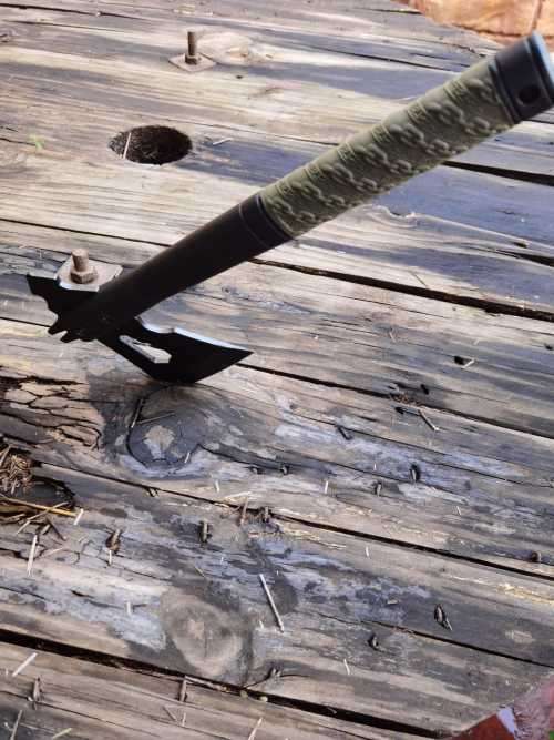 Survival Hatchet With Rubber Grip