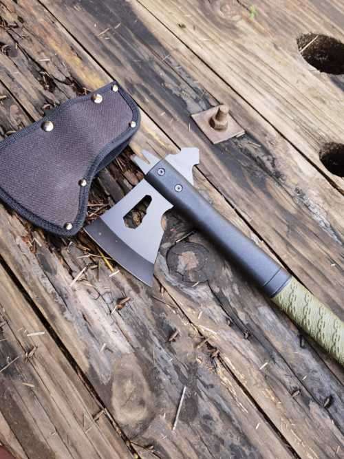 Survival Hatchet With Rubber Grip