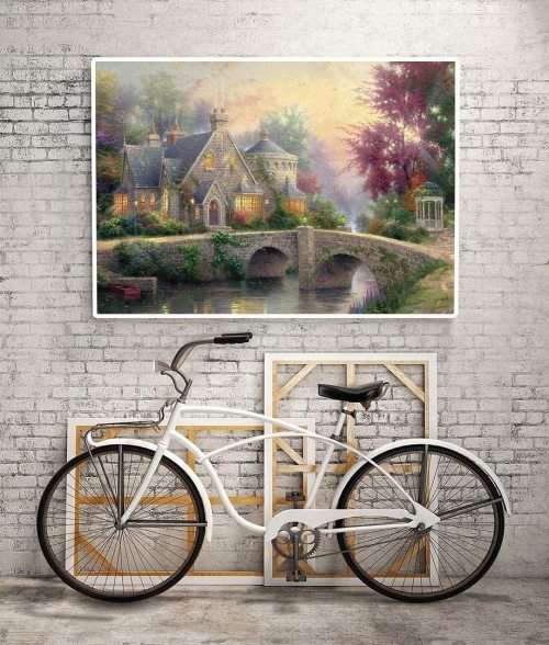 Fairyland Bridge Jigsaw Puzzles for Adults 1000 Piece, Adult Children Intellective Educational Toy