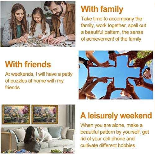 Fairyland Bridge Jigsaw Puzzles for Adults 1000 Piece, Adult Children Intellective Educational Toy