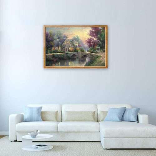 Fairyland Bridge Jigsaw Puzzles for Adults 1000 Piece, Adult Children Intellective Educational Toy