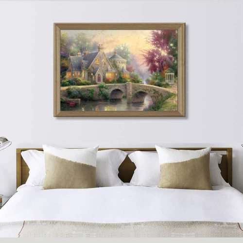 Fairyland Bridge Jigsaw Puzzles for Adults 1000 Piece, Adult Children Intellective Educational Toy