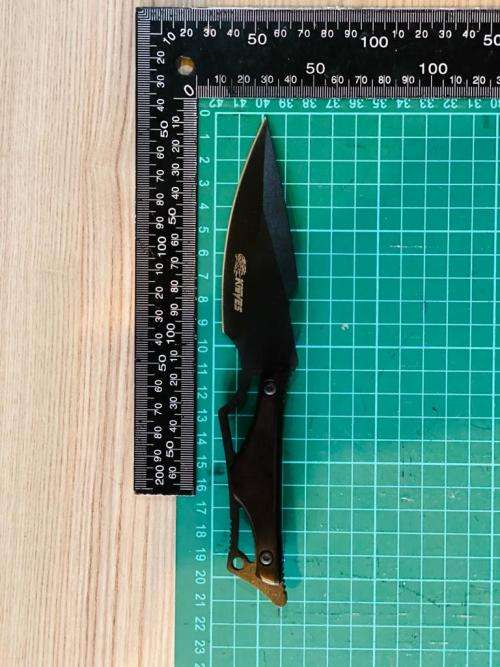 Stunning Hunting Blade With Wooden Finish Handle