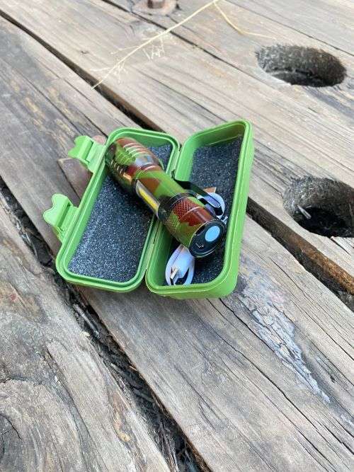 POWERFUL LED FLASHLIGHT Built in Battery(CAMO)