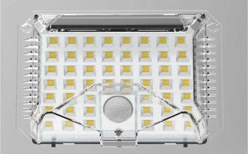 Crystal IP65 waterproof motion sensor solar wall led -90 LEDs