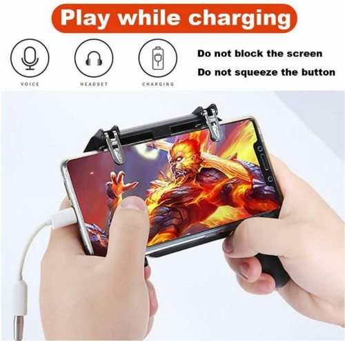 Mobile Game Controller for W11 PUBG Mobile Controller L1R1 Mobile Game Trigger Joystick