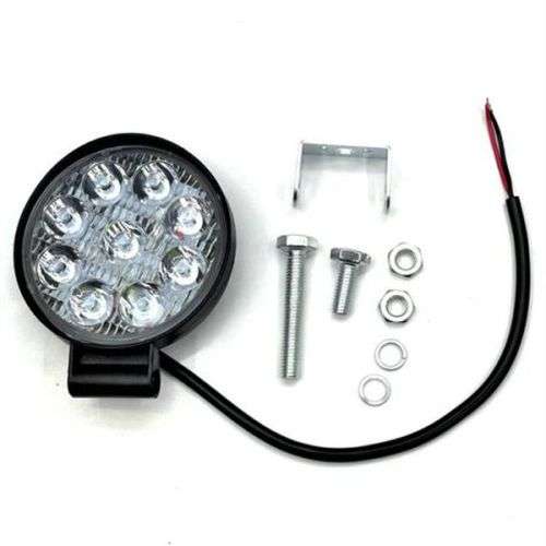 SUV LED Bakkie 4x4 Motorcycle Boat Headlight Spotlight 27W 3.5 Inch Round